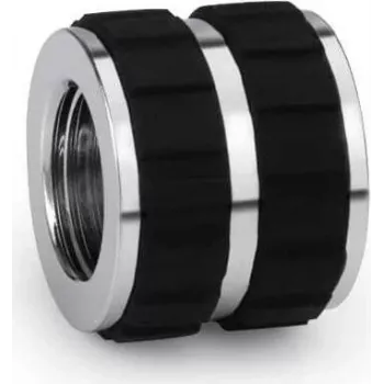 Alphacool Apex Grip prípojka 16 mm konektor samica/samica G1/4 chróm (14946)