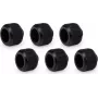 Alphacool Apex Grip HardTube Kompresné fitinky 16mm OD G1/4 závit čierne 6 ks balenie (14929)