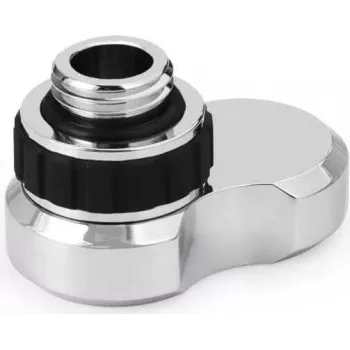 Alphacool Apex Grip Offset adaptér 16mm vonkajší závit/vnútorný závit G1/4 otočný pochrómovaný 14892