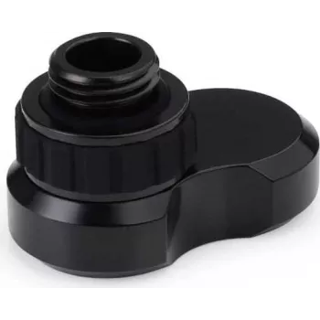 Alphacool Apex Grip Offset Fitting 16mm G1/4 vonkajší na vnútorný závit otočný čierny 14813