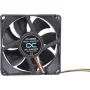 Alphacool ES 80mm ventilátor 800-6000 RPM 80x80x25mm (čierny, dvojité guľôčkové ložisko, PWM, 80 mm)
