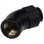 Alphacool HF 45° rohový adaptér G1/4 vonkajší závit na G1/4 vnútorný závit - hlboká čierny 17051