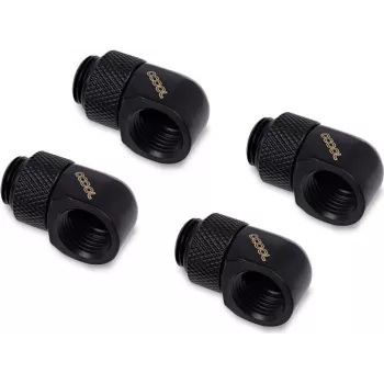 Alphacool HF G1/4 na 13mm (1/2 palca) hadicová vsuvka, mosadz, hlboko čierna, balenie 4 ks (17615)