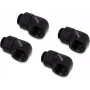 Alphacool HF G1/4 na 13mm (1/2 palca) hadicová vsuvka, mosadz, hlboko čierna, balenie 4 ks (17615)