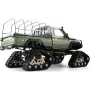 Amewi AMXRock RCX10PTS Scale Crawler Pick-Up matná zelená 1:10 RTR kefkový motor RC modelové auto elektrický crawler 2,4 GHz (22463)