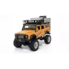AMEWI D90X28 kovový Scale Crawler 4WD RC auto 1:28 žlté