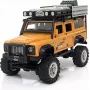AMEWI D90X28 kovový Scale Crawler 4WD RC auto 1:28 žlté