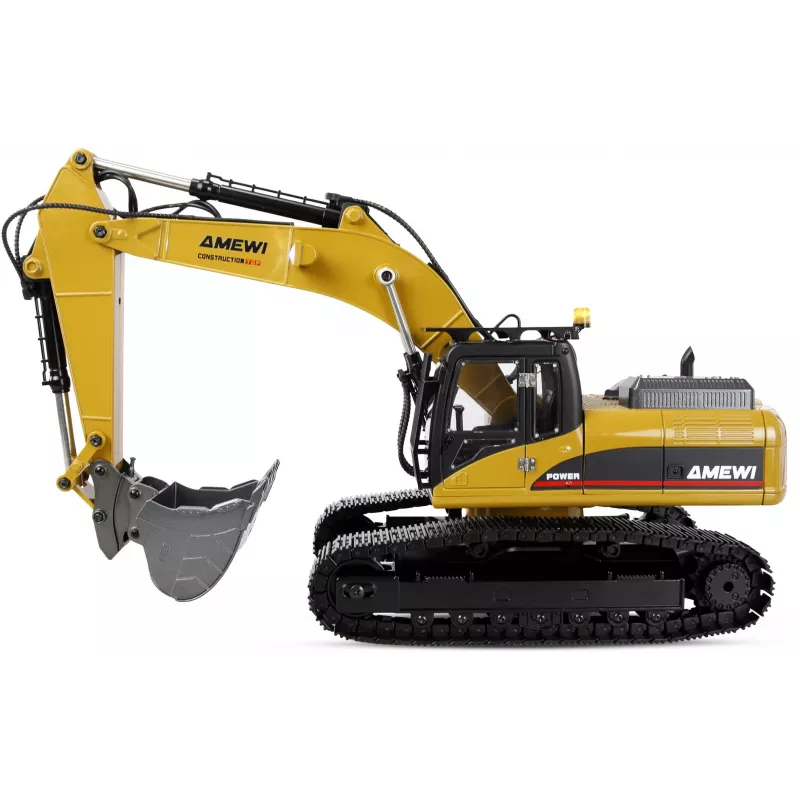 Amewi G705E kovový bagr 1:14 RTR žltý 14+