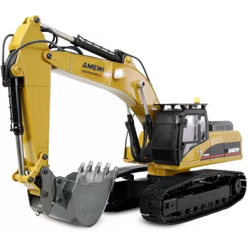Amewi G705E kovový bagr 1:14 RTR žltý 14+