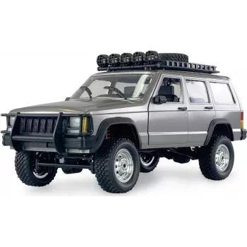 AMEWI JC-X12 Scale strieborná kefovaná 1:12 RC Off-Road Buggy 4WD elektro RTR 2,4GHz s batériou a nabíjačkou (22634)