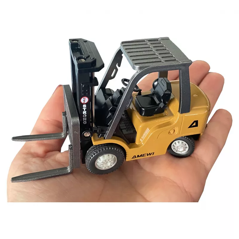 Amewi mini vysokozdvižný vozík s prívesom, 8-kanálový 1:64 RTR 6+