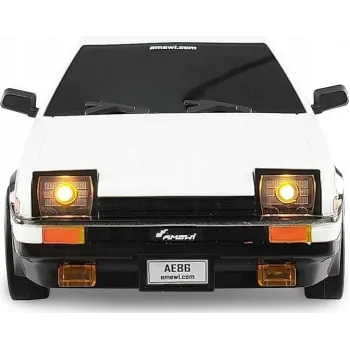 Amewi RC auto AE86 Sprinter pretekárske auto 1:18 RTR biele