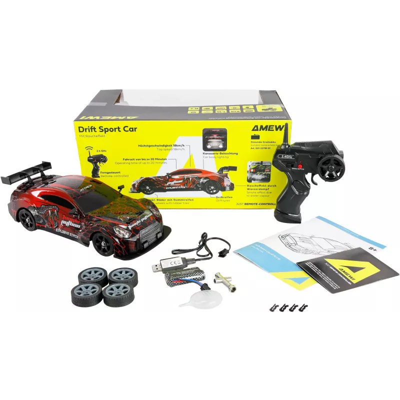 Amewi RC Drift Sport červená/zelená 1:10 4WD RTR (21134)
