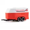 AMEWI RC pickup Die Cast s prívesom na kone 1:64 RTR červený (22681)