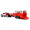AMEWI RC pickup Die Cast s prívesom na kone 1:64 RTR červený (22681)