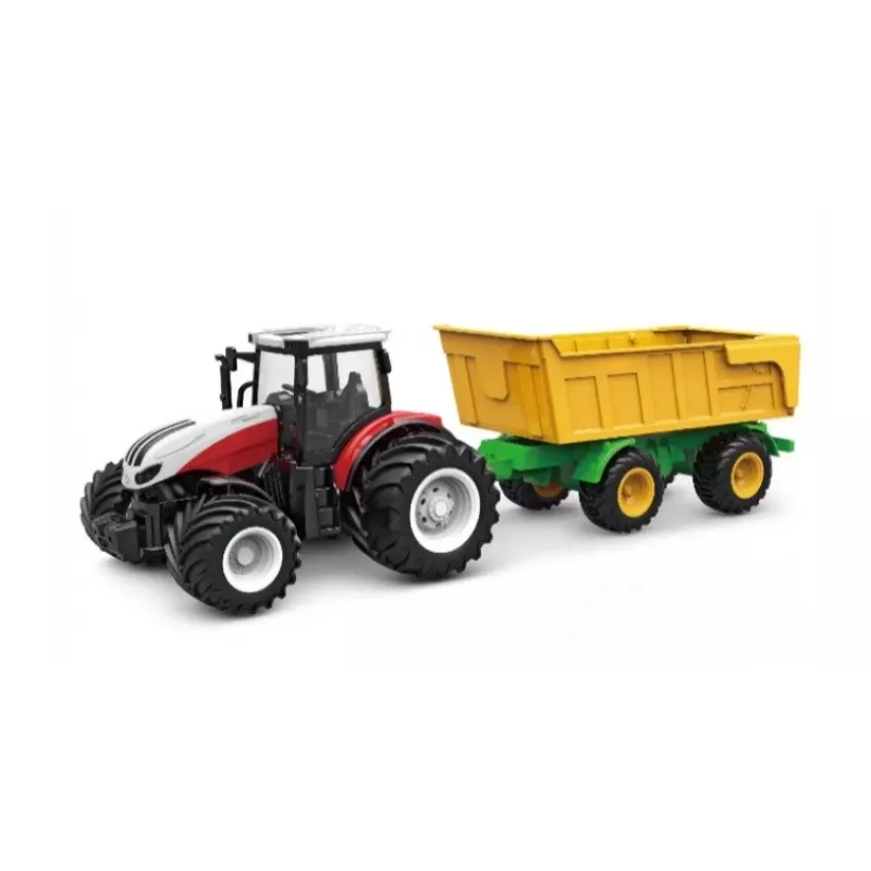 AMEWI RC traktor s vyklápacím prívesom mierka 1:24 2,4GHz 6-kanál Li-Ion 500mAh