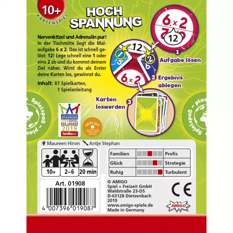 AMIGO Hochspannung kartová hra