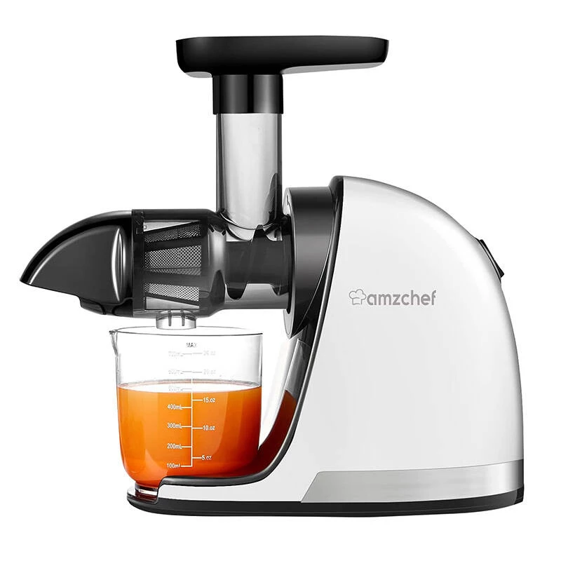 AMZCHEF 1501-WT pomalý odšťavovač (biela)