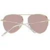 ANA HICKMANN HI3083-5804A dámske slnečné okuliare, hranaté, acetát Havana, hnedé gradientové šošovky, 58 mm
