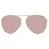 ANA HICKMANN HI3083-5804A dámske slnečné okuliare, hranaté, acetát Havana, hnedé gradientové šošovky, 58 mm