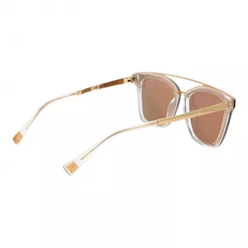 ANA HICKMANN HI9081-66T03 dámske Butterfly slnečné okuliare zlatý rám hnedé tónované sklá 66mm