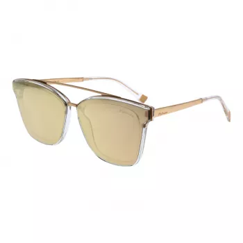 ANA HICKMANN HI9081-66T03 dámske Butterfly slnečné okuliare zlatý rám hnedé tónované sklá 66mm