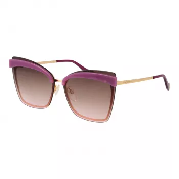 ANA HICKMANN dámske slnečné okuliare AH3177-6404E zlatý rám gradient hnedé sklá 64mm
