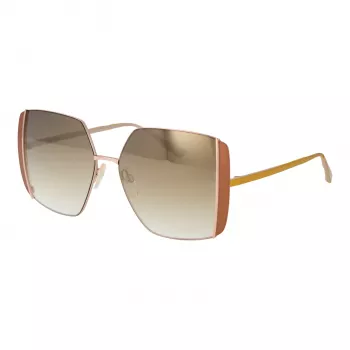 ANA HICKMANN dámske slnečné okuliare AH3189-5605B - hnedý acetátový rám, hnedé gradientové polykarbonátové šošovky, šírka šošovky 57 mm, ochrana UV400