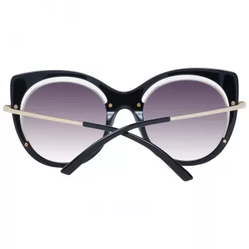 ANA HICKMANN dámske slnečné okuliare AH9265-54A01 - čierny acetátový rám, sivé polykarbonátové sklá, ochrana UV400, 54/22/145 mm