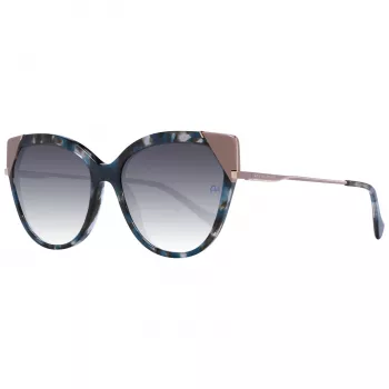 ANA HICKMANN dámske slnečné okuliare AH9339-56P02 Havana hranatý rám hnedé gradientové šošovky 56/17/140 mm