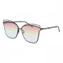 ANA HICKMANN dámske slnečné okuliare HI3049-6109A - havana acetát nadrozmerný hranatý tvar - hnedé gradientové sklá - 61/15/145 mm