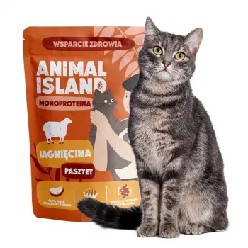 ANIMAL ISLAND Mono Lamb mokré krmivo pre mačky 100g