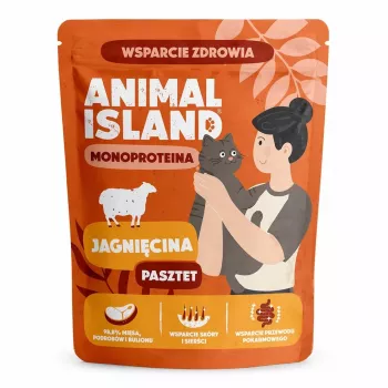 ANIMAL ISLAND Mono Lamb mokré krmivo pre mačky 100g