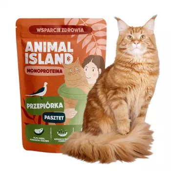 ANIMAL ISLAND Mono Quail mokré krmivo pre mačky 100g