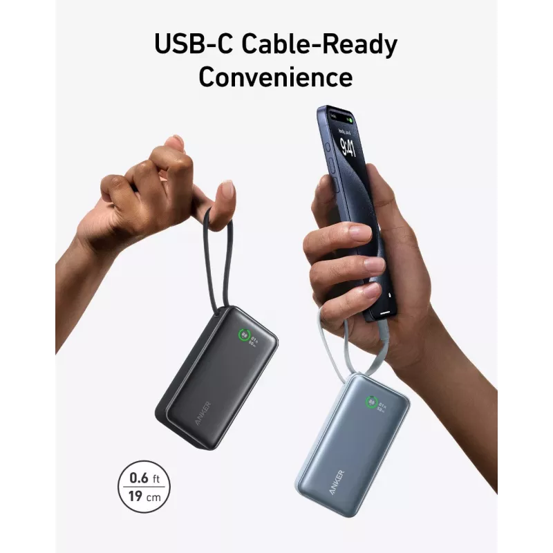 Anker Innovations Anker Nano Power Bank 10000 mAh 30 W 3 A 2 výstupné porty (USB-C, USB)