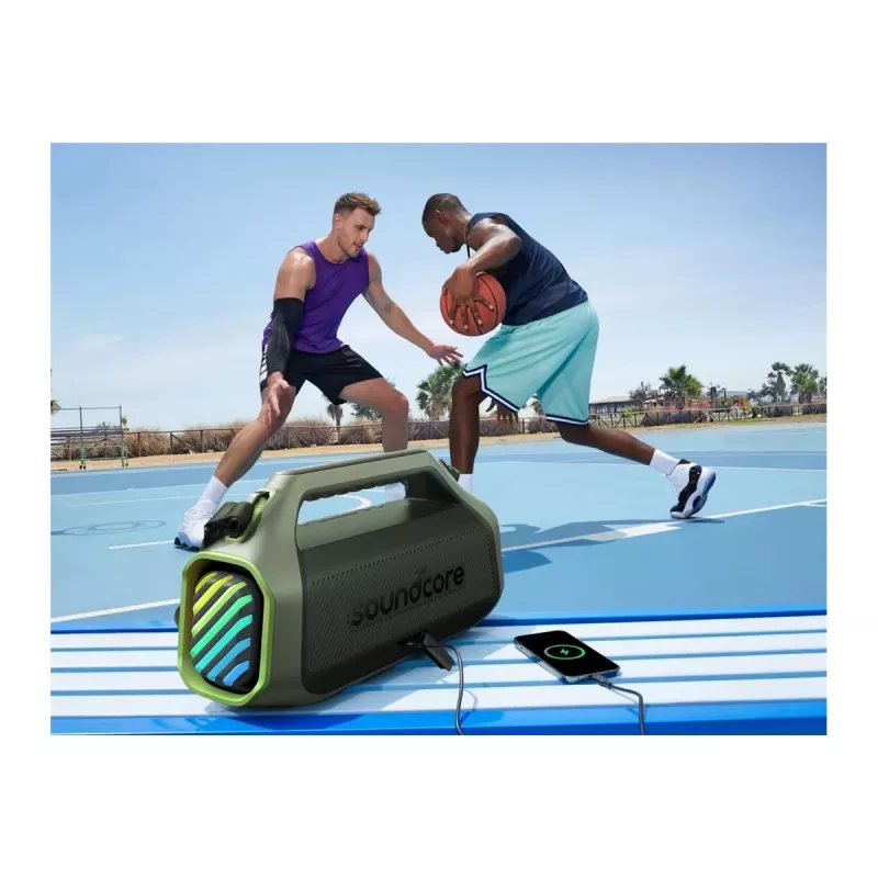 Anker Soundcore Boom 2 Plus A3134 reproduktor Bluetooth, zelený