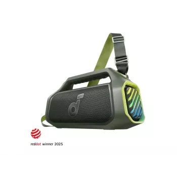 Anker Soundcore Boom 2 Plus A3134 100W Bluetooth párty reproduktor, IPX7 vodotesný, zelený