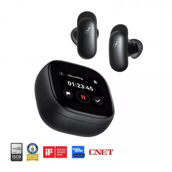 Anker Soundcore Liberty 5 Pro Max True Wireless slúchadlá, Bluetooth 5.3, Adaptive ANC, 6 mikrofónov, čierne