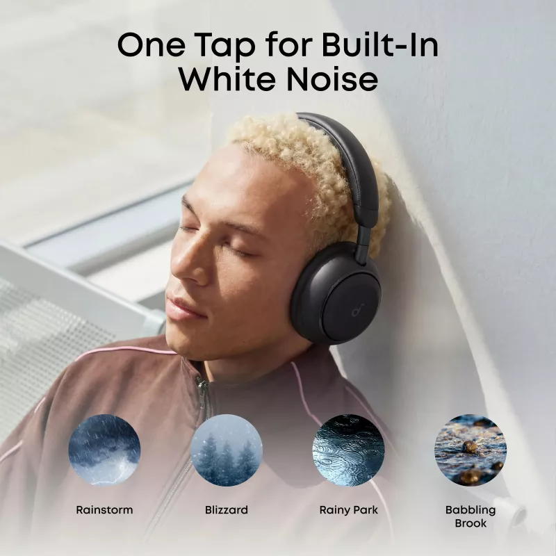 Anker Soundcore Space 2 Slúchadlá Over-Ear s potlačením hluku, čierne