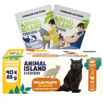 ANL ANIMAL ISLAND Everyday Box mix príchutí pre mačku 40x85g