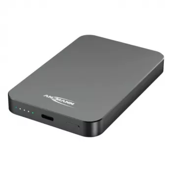 ANSMANN 1700-0198 power banka 5000 mAh LiPo Power Delivery Qi bezdrôtové nabíjanie antracitová