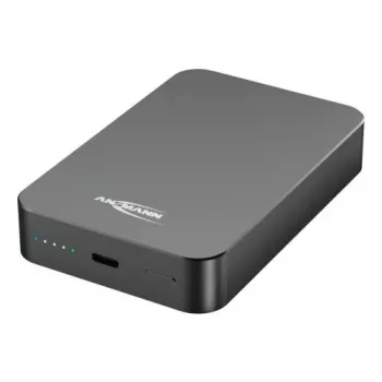 ANSMANN 1700-0199 10000 mAh bezdrôtová power banka antracitová