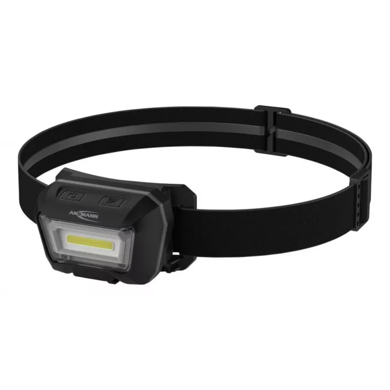 ANSMANN HD280RS LED čelová lampa 280 lm IPX4 čierna/sivá