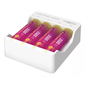ANSMANN PurePower set nabíjačka AA so 4x AA 3500 mAh Li-Ion batériami (1001-0183)