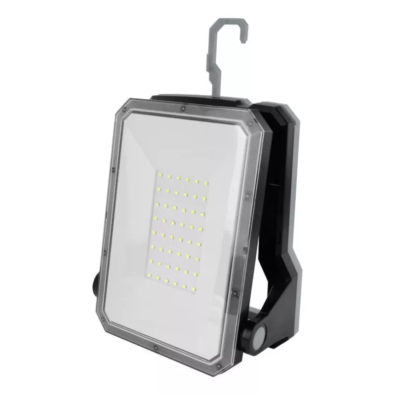 ANSMANN WL2000R-ECO akumulátorové LED pracovné svietidlo, 2000 lm, 6500K, IP54, powerbanka, čierna/sivá