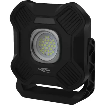 ANSMANN WL2000R nabíjateľné LED pracovné svietidlo, čierna, 20W, 2000lm, s magnetom, háčikom na zavesenie, statív - 1 ks (1600-0755)