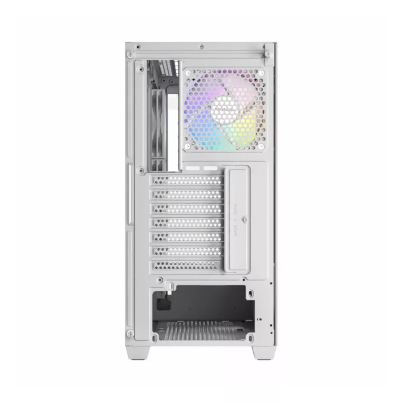 Antec CX300 ARGB ATX Mid-Tower herná skriňa, biela, temperované sklo, 4 ARGB ventilátory