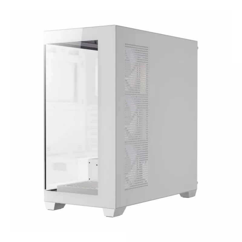 Antec CX300 ARGB ATX Mid-Tower herná skriňa, biela, temperované sklo, 4 ARGB ventilátory