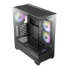 Antec CX700 ARGB B Mid-Tower herná skriňa - temperované sklo, 4x ARGB ventilátory, podpora E-ATX, čierna