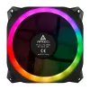 Antec Prizm 120 ARGB ventilátor do skrine balenie 5 ks + ovládač - čierny